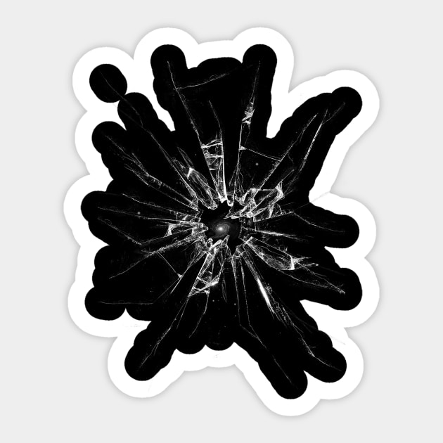 Broken Sticker by nicebleed